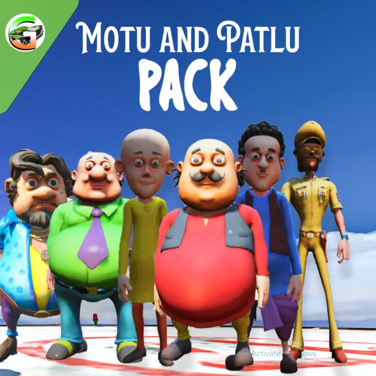Motu & Patlu Family Pack GTA 5